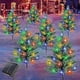 thumbnail image 2 of Solar Christmas Tree with Multicolor LED Lights - Prelit Small Tree for Pathway, Garden & Yard Outdoor Christmas Decorations, 2 of 5