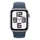 thumbnail image 1 of Apple Watch SE GPS (2da Gen) • Caja de aluminio color plata de 44 mm • Correa deportiva azul tormenta - S/M, 1 of 6