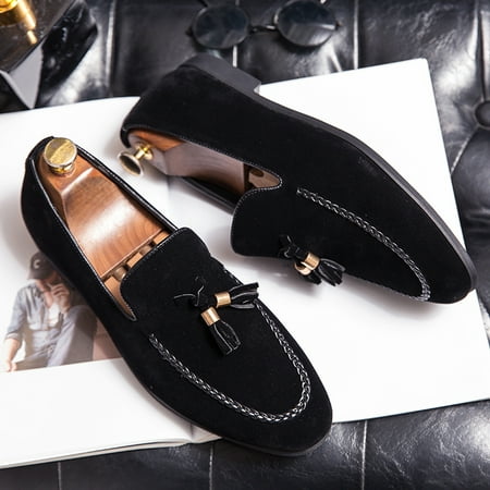 

Men‘s Tassel Loafer Shoes Casual Lightweight Slip On Sneakers