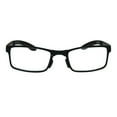 thumbnail image 2 of Collapsible Rectangular Plastic Folding Clear Lens Reading Glasses Black 1.25, 2 of 4