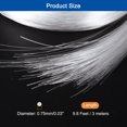 thumbnail image 2 of Unique Bargains 550Pcs 9.8ft PMMA Mixed Fiber Optic Cable Strands 0.03 Inch Side Glow LED Illumination Crystal Cables, 2 of 5