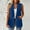 Jackets for women clearance-Blue, variant on Plus Size Clearance Women's Fashion Solid Color Open Front Work Suit Coat Sleeveless Jacket Vest Blazers for Women Business Casual with Pocket Black Black*Friday/Cyber*Monday Clearance