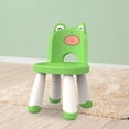 thumbnail image 3 of Silla para niños Silla para niños Silla de escritorio linda de dibujos animados duradera y liviana Silla para niños para guardería Aula Hogar Jardín Verde, 3 of 6