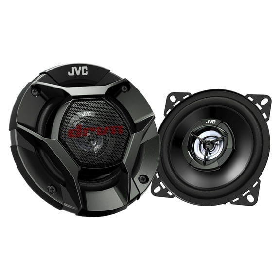 JVC CS-DR421 drvn DR Series Shallow-Mount Coaxial Speakers (4", 220 Watts Max, 2 Way)