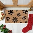 thumbnail image 5 of Christmas Door Mat -Winter Door Mat 16 X 24 Inch, Snowflake Door Mat for Covered Outdoor Area, Outdoor Winter Doormat, Winter Floor Rug, Snowflake Coir Welcome Mat, 5 of 5