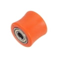 thumbnail image 3 of Unique Bargains 8mm Chain Roller Pulley Tensioner Wheel Guide Concave Type for Bike Sliding Door Orange, 3 of 6
