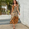 thumbnail image 4 of Leopard Print Pattern King Size Sleeveless Dress Dresses Summer Women Dresses Clothing Woman Dresses Dress, 4 of 6