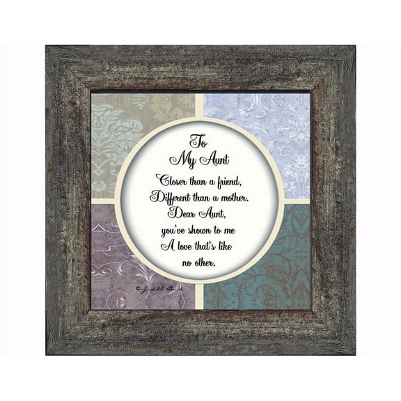 Gift for Aunt About the Influence and Love in Your Life, 6x6 75569