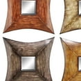 thumbnail image 4 of Benjara BM216607 Concave Shaped Wall Mirror with Metal Body, Multi Color - Set of 4, 4 of 5