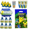 thumbnail image 5 of Pokemon Birthday Decorations Pikachu Party Balloon Tableware Plate Napkin Backdrop Decor For Kids Boys Party Birthday Supplies, 5 of 5