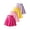 Yellow Purple Red Pink, variant on Girls Skirts 4pcs Tennis Skirt with Short Elastic High Waisted Kids Athletic Running Flowy Skorts Blue Purple Red Pink 7-8 Years