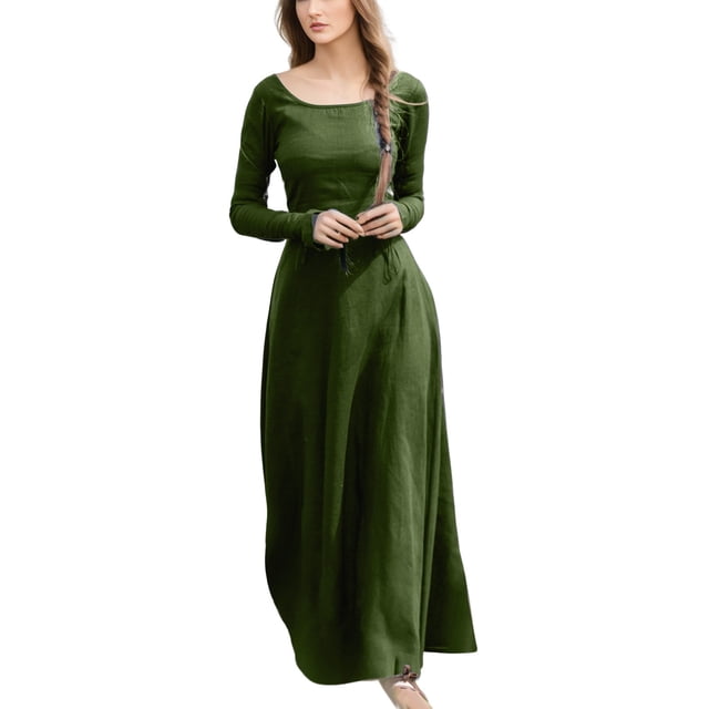 Kcodviy Robe Femme Vintage à Manches Robe à Col en V Profond Robe Cœur Panneau Femme Petites Robes d'Été Robe de Cour Robe Maxi Grande Taille Femme Robe Longue Robe Gothique
