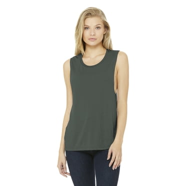 BELLA   CANVAS Women's Flowy Scoop Muscle Tank