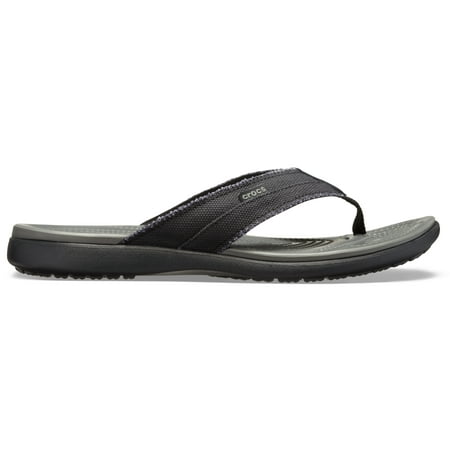 Crocs - Crocs Men's Santa Cruz Canvas Flip Flop - Walmart.com - Walmart.com