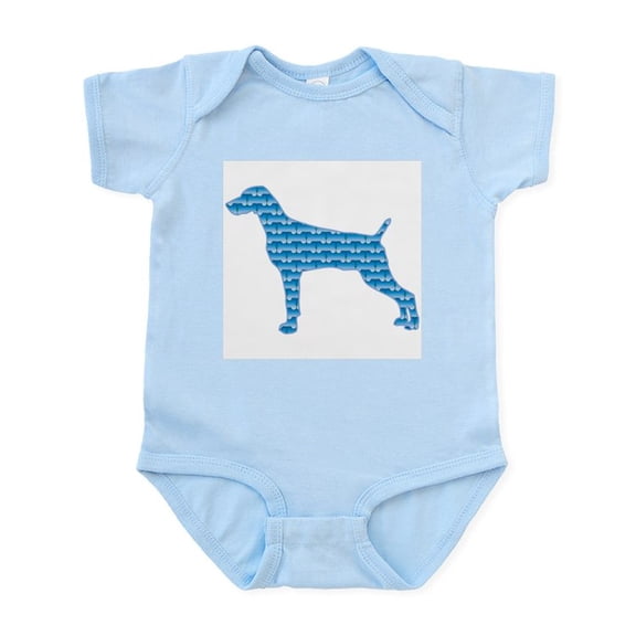 CafePress - Bone Weimaraner Infant Bodysuit - Baby Light Bodysuit, Size Newborn - 24 Months