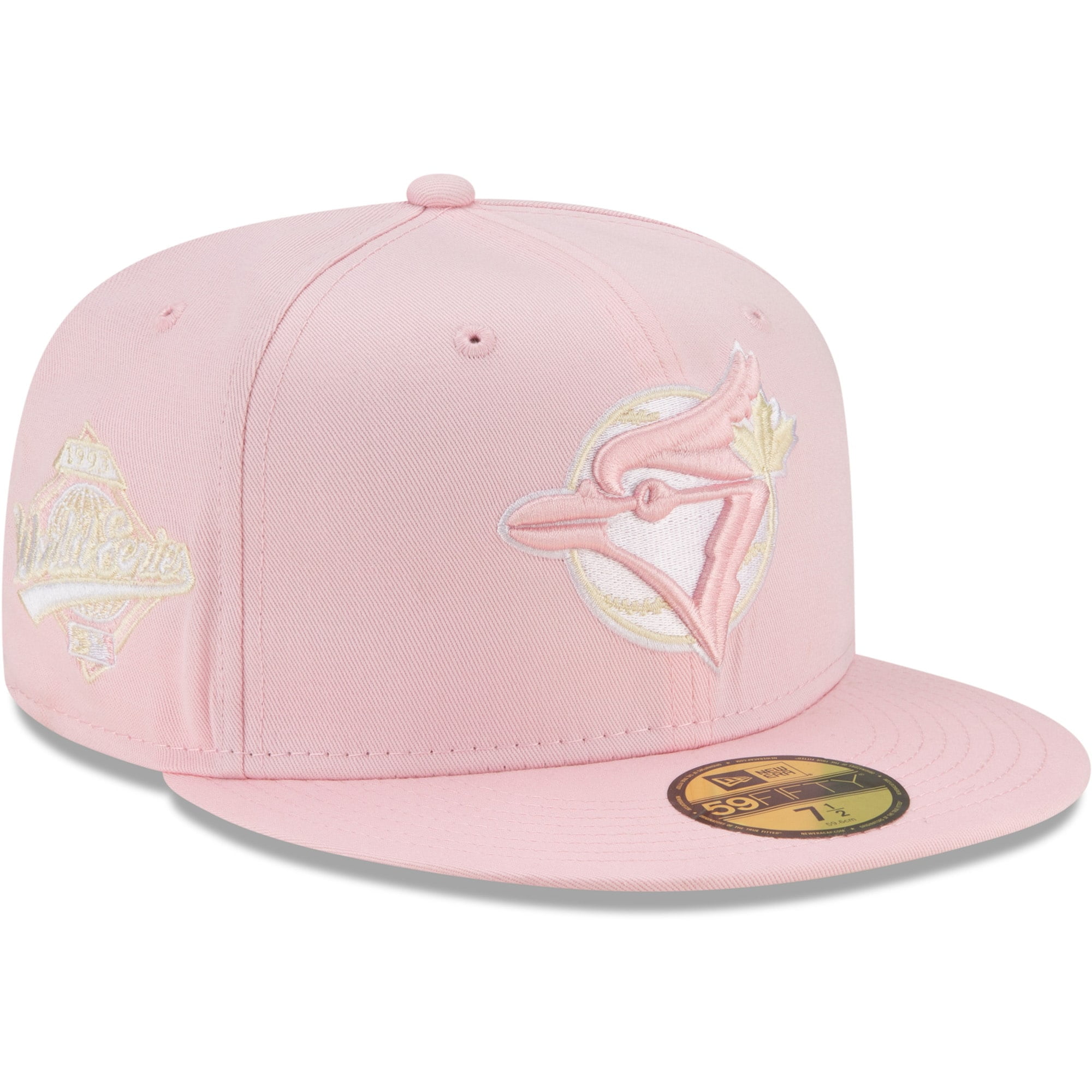 Toronto Blue Jays New Era Light Yellow Under Visor 59fifty Fitted Hat Pink Walmart Com