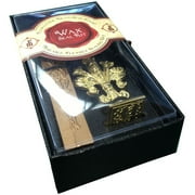 JAM Letter R Wax Seal Set, 1/Pack, Brass Stamp & Gold Wax Stick