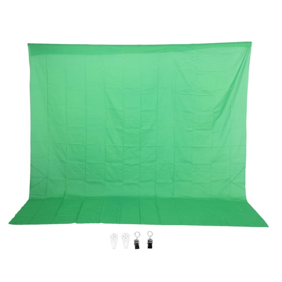 BIMZUC 3x3M Premium Green Screen Backdrop – Non‑Reflective, Durable Polyester‑Cotton Blend for Studio, Film, Live Streaming & YouTube