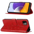 thumbnail image 3 of Case for Samsung Galaxy A22 5G Magnetic Flip Cover Embossing Butterfly Premium Leather, 3 of 5