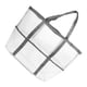 thumbnail image 5 of Bolso de mano plegable, bolso de playa, bolso de hombro de nailon, bolso de playa de un solo hombro, bolso de playa de malla multifuncional de bolsillo, probado y confiable, 5 of 12