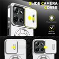 thumbnail image 4 of for Motorola Moto G 5G 2025 / G 2026 / G Play 2026, Military Grade Shockproof Bumper Rugged Rotating Stand Ring Holder Anti-Scratch Magnetic Cover Compatible with Car Mount Case,Siver, 4 of 11