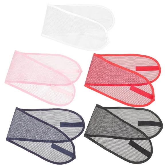 UPOUART 5Pcs Elastic Hairbands Adjustable Headbands for Hair Styling and Household Use Assorted Colors