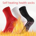 thumbnail image 2 of Lolmot 4/6 Pairs Self-Heating Socks,Unisex Therapy Magnetic Socks Washable Anti-Freezing Self Heating Socks Insulated Cold Weather for Outdoor Hunting Camping Hiking Riding, 2 of 5