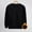 Black, variant on BRGZLK Kids Fleece Round Neck Sweatshirt Boys Girls Fall Winter Trendy Solid Color Velvet Thickened Warm Pullover Loose Casual Long Sleeved Basic Top Orange 13-14 Years