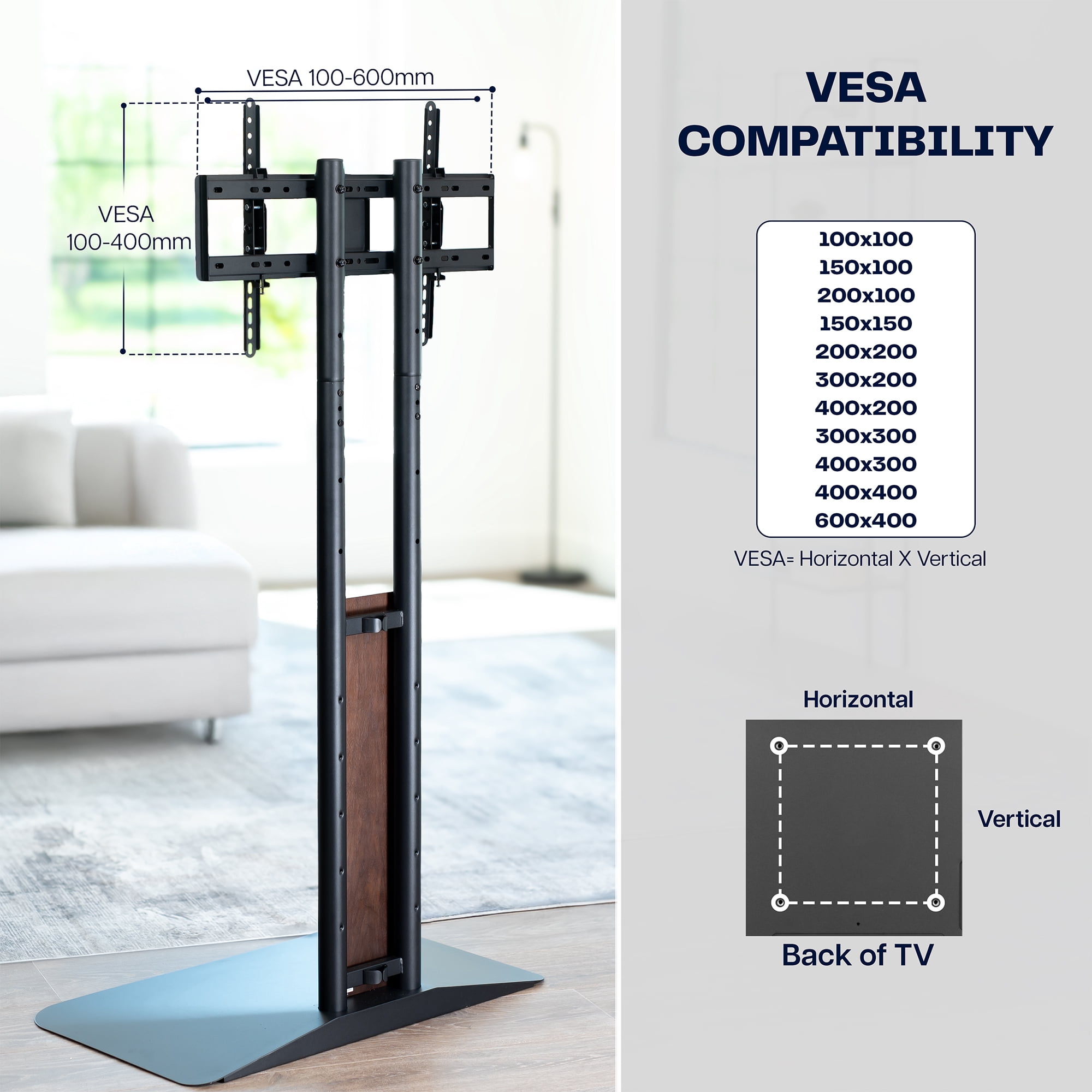 VIVO Japanese Style 32” to 85” TV Screen Stand