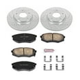 thumbnail image 3 of PowerStop Front Z23 Evolution Sport Carbon-Fiber Ceramic Brake Pad and Drilled & Slotted Rotor Kit Fits: HYUNDAI KIA Select Models K5806, 3 of 10