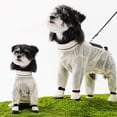 thumbnail image 6 of 4 leg dog raincoat with Boots, Waterproof Full Body Dog Suit with Adjustable Suspender, Outdoor Anti-Dirt Protective Clothing for Small Medium Dogs, Yin-02, 6 of 9