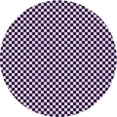 thumbnail image 1 of Ahgly Company Machine Washable Indoor Square Transitional Dark Purple Area Rugs, 3' Square, 1 of 7