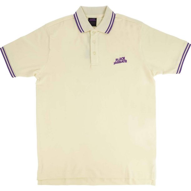 Black Sabbath - Polo Ondulado para Adultos Unisex (Natural)