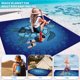 thumbnail image 4 of Manta de playa Famstar de gran tamaño, 198 x 206 cm, impermeable, 4 of 7