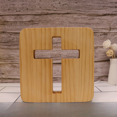 thumbnail image 2 of Lámpara de noche 3D con forma de cruz de madera hueca creativa, lámpara de mesa de regalo LED para niños con personaje de madera maciza para cama, Festival del Medio Otoño, 2 of 4