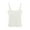 White, variant on MOJOGO Womens Casual Tank Tops Ribbed Square Neck Undershirts Summer Breathable Base Layer Sliming Camisole Top Beige M