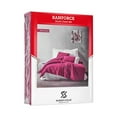 thumbnail image 6 of SUSSEXHOME Wine Forever %100 Cotton Duvet Cover Set Claret, King Size Duvet Cover, 1 Duvet Cover, 1 Fitted Sheet and 2 Pillowcases, Iron Safe, Hypoallergenic, Breathable Bedding Set, 6 of 6