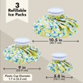 thumbnail image 4 of (3 Sizes) Refillable Ice Packs for Pain Relief, Injuries, Headaches, Sprains, Reusable Penguin Print Bags for Swelling, 4 of 10