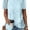 Sky Blue, variant on ZOELNIC Women's Ruffle Hem Tunic Tops Summer Short Sleeve Loose T-Shirt Blouses