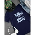 thumbnail image 3 of The King Petparent T-Shirt Men -Smartprints Designs, Male Medium, 3 of 5