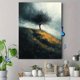 thumbnail image 4 of Qisvanset 12x16 Inch Stormy Lone Tree Canvas Wall Art, Dramatic Moody Scenery Rustic Atmospheric Home Decor, 4 of 8