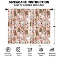 thumbnail image 2 of Blackout Kids Curtains,Poodle Dog and Flower Floral Childrens Insulated Curtains Set Of 2,Bedroom Essentials,Toddler Room Decor 52x84in(132x213cm), 2 of 4