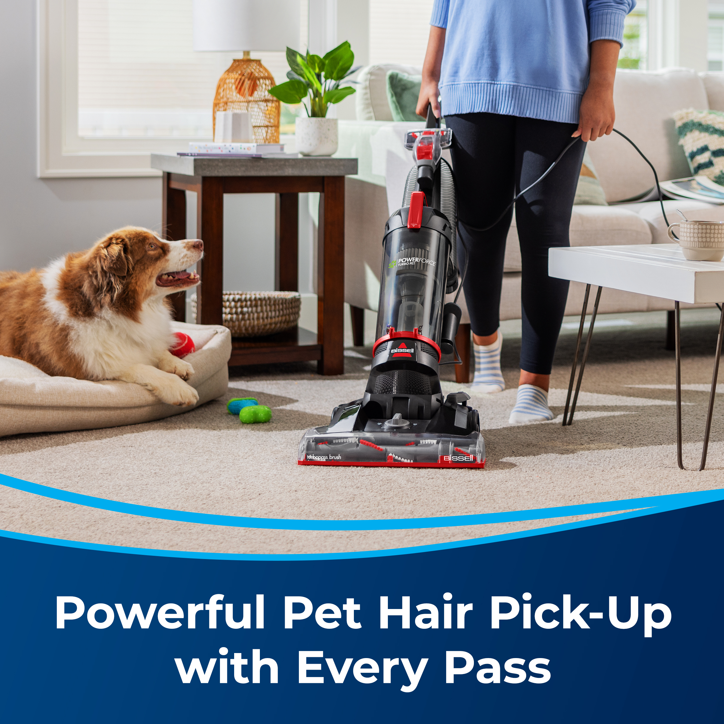 BISSELL PowerForce Helix Turbo Pet Upright Vacuum 3332 - image 2 of 8