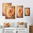 thumbnail image 4 of Designart Orange Gerbera Flower I Canvas Wall Art, 4 of 5