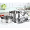 thumbnail image 2 of Stainless Steel Steamer Thicken Pot with Lid for Kitchen Cooking, 2 of 8