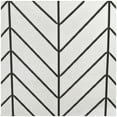 thumbnail image 4 of DecMode 52" x 31" Black Metal Foldable Mesh Netting 3 Panel Geometric Fireplace Screen with Chevron Pattern, 1-Piece, 4 of 6