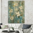 thumbnail image 2 of Designart 'Pastel Magnolia I' Floral & Botanical Print on Natural Pine Wood, 2 of 3