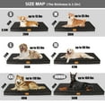 thumbnail image 5 of Exclusivo Mezcla Orthopedic Pet Bed for Extra Large Dogs, 48"X30" Black Dog Beds, Removable Washable Cover, 5 of 7