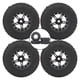 thumbnail image 5 of Paquete de 4 1/24 RC Modelo Crawler áticos de goma para camiones AXIAL SCX24 Accesorios de bricolaje B Macarena neumáticos de coche rc, 5 of 8