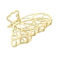 thumbnail image 1 of Pinza de pelo vintage de metal con forma de mariposa, con pedrería, de aleación, sujeción fuerte y antideslizante, para cabello grueso o fino, uso diario, fiestas, regalo para mujeres y niñas, 1 of 2